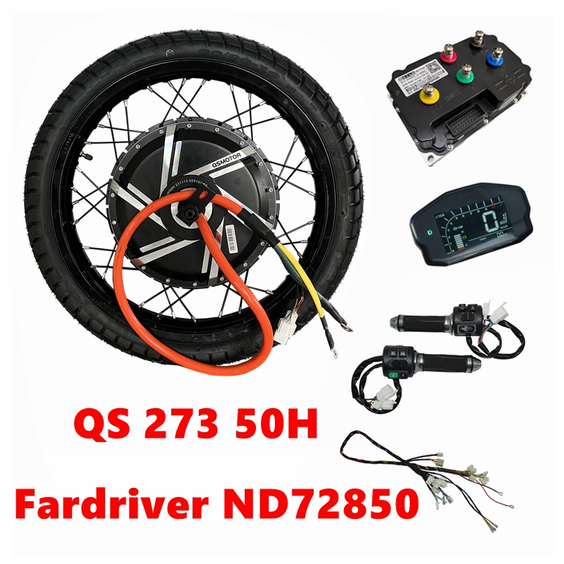 12000W Electric Motorcycle Hub Motor - NBpower/QS273 50H 72v 12000W zestaw Ebike