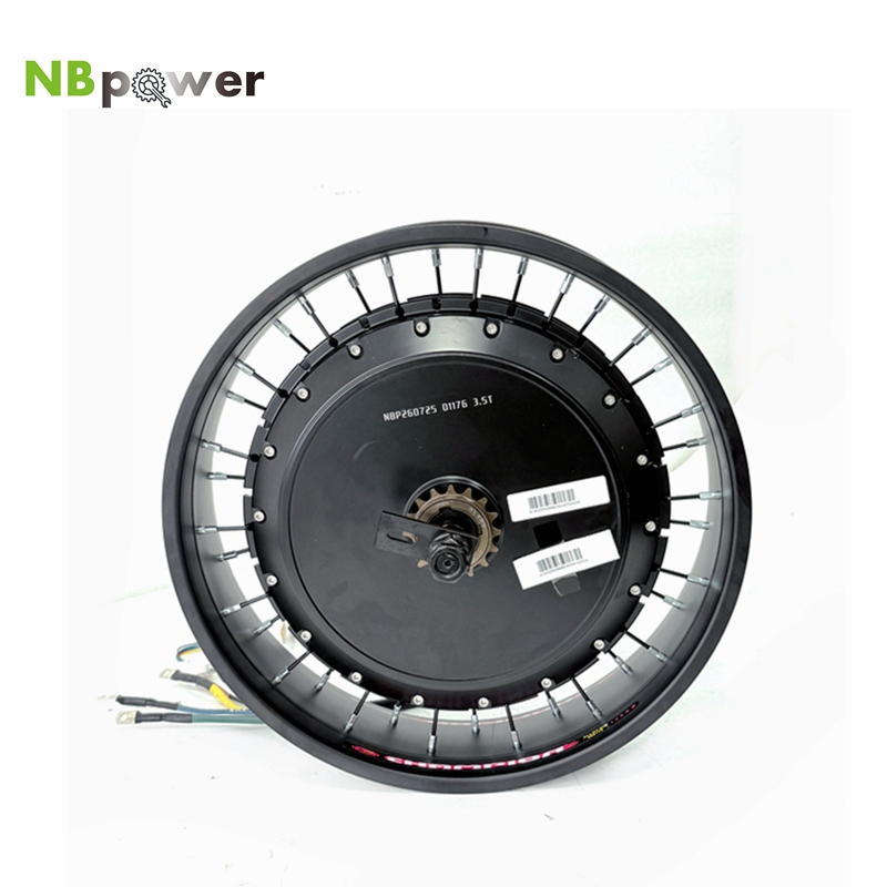 72V 8000W Brushless Hub Motor - NBpower/QS V3 273 40H Motocyklowy silnik