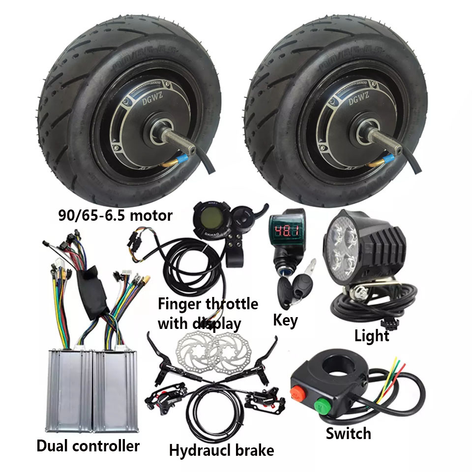 Dual Motor Ebike Kit 2000W - Zestaw do konwersji roweru elektrycznego 48V