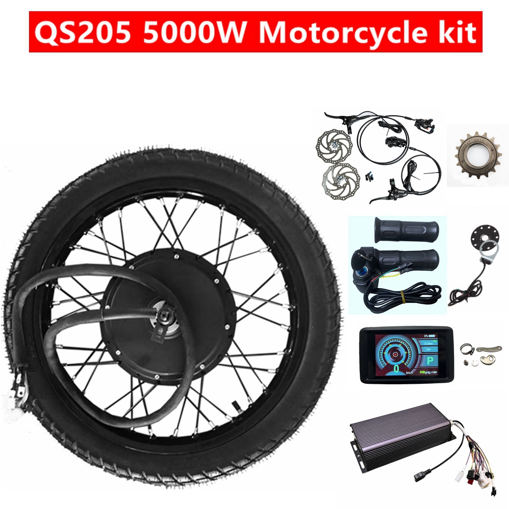 Zestaw do konwersji motocykla  – 5000W Hub Motor Kit 72V recenzja i cena