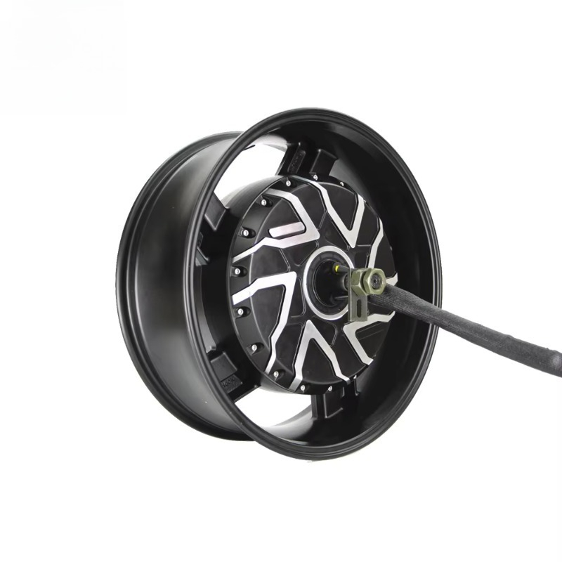 QSMOTOR 17X6.0 Cala 273 12000W – 12000W Electric Motorcycle Hub Motor recenzja i cena