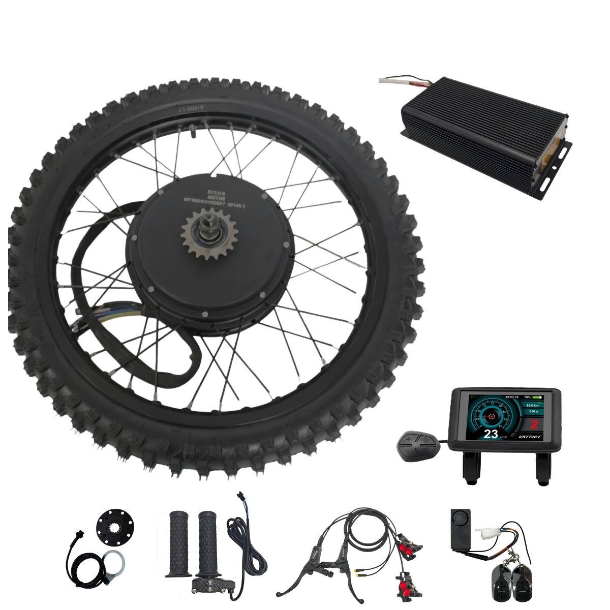 Zestaw do konwersji tylnego ko – 72V 8000W Brushless Hub Motor recenzja i cena