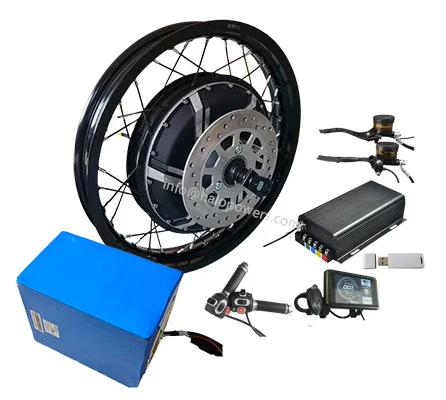 Zestaw silnika do motocykla el – 12000W Electric Motorcycle Hub Motor recenzja i cena
