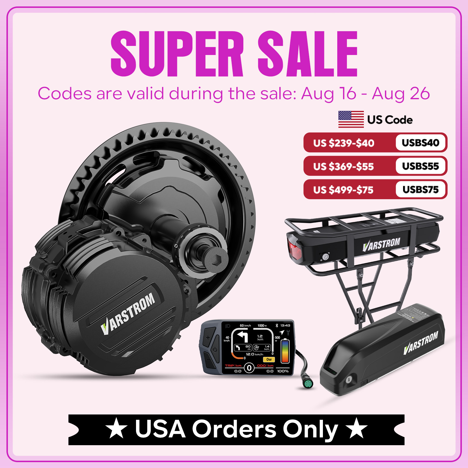 Zestaw silnika centralnego Var – High Torque Brushless Mid Motor Kit recenzja i cena