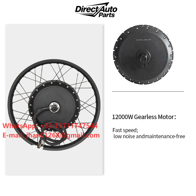 Zestaw do konwersji motocykla  – 12000W Electric Motorcycle Hub Motor recenzja i cena