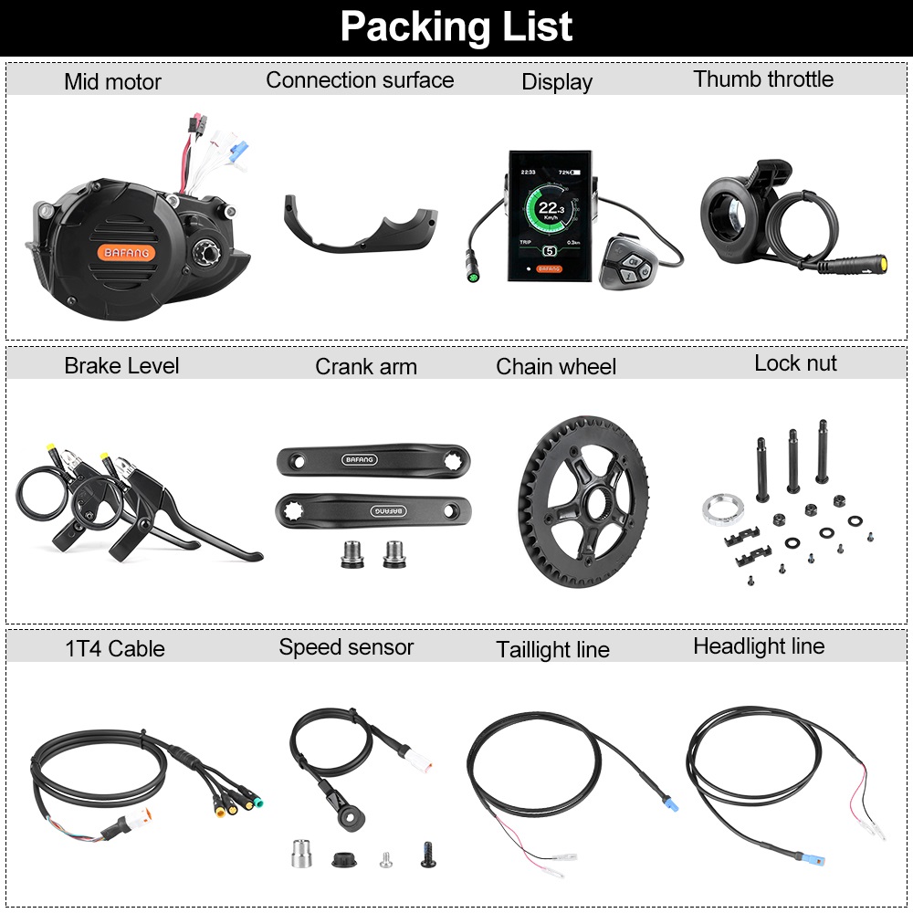 Bafang M620 G510 48V 52V 1000W – Mid Drive Conversion Kit 1000W recenzja i cena