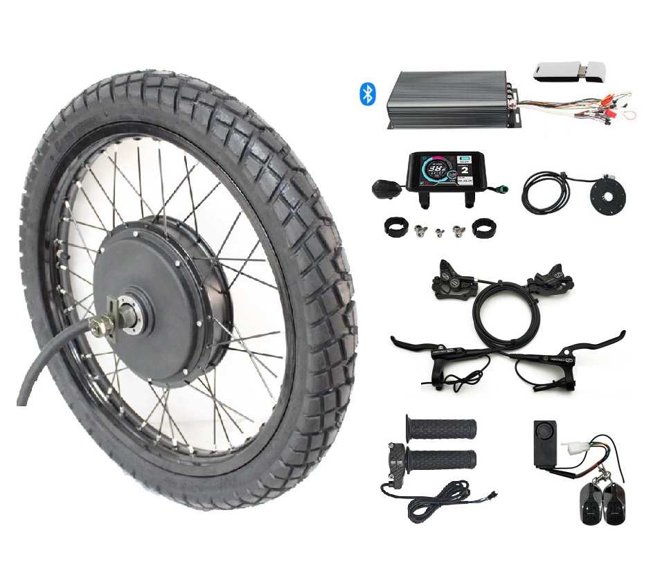 Zestaw do konwersji roweru ele – 5000W Hub Motor Kit 72V recenzja i cena