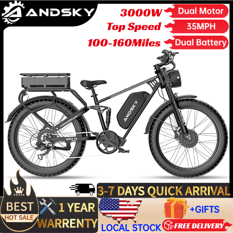 Rower elektryczny ANDSKY Apex5 – High Torque Brushless Mid Motor Kit recenzja i cena