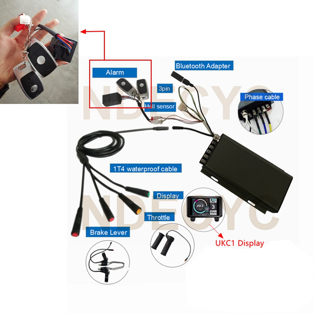 QS205 V3 48-72v 5000W 3.5T/5T  – 5000W Hub Motor Kit 72V recenzja i cena
